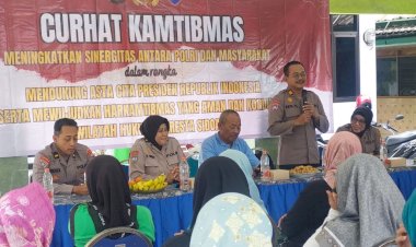 Peduli-Kamtibmas,-Sat-Binmas-Polresta-Sidoarjo-Gelar-Curhat-bersama-Warga