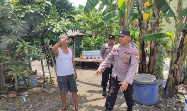Anggota-Sat-Binmas-Polresta-Sidoarjo-Silaturahmi-Idul-Fitri-ke-Penggerak-P2B-di-Desa-Jati