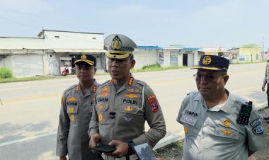 Polda-Jatim-Terjunkan-Tim-TAA-Olah-TKP-Laka-di-Pantura-Gresik