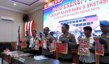 Polres-Madiun-Kota-Berhasil-Amankan-Pengedar-Narkoba-dan-Sita-1-Kilogram-Sabu
