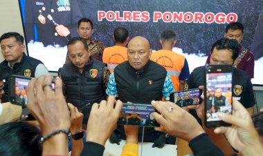 Operasi-Pekat-II-Semeru-2025,-Polres-Ponorogo-Amankan-Tersangka-Penganiayaan-Bersajam