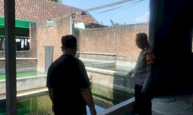 Polsek-Porong-Dukung-P2B-di-Peternakan-Bebek