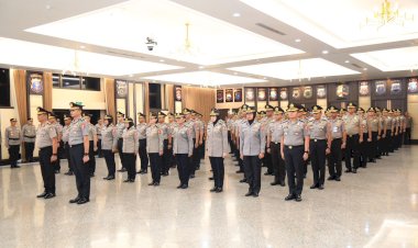 Polri-gelar-korps-raport-kenaikan-pangkat-3-pati-dan-87-pamen