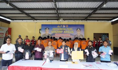 Sat-Resnarkoba-Polresta-Sidoarjo-Ungkap-59-Kasus,-Amankan-81-Tersangka