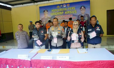 Polresta-Sidoarjo-Ungkap-Ganja-2,8-Kg,-Empat-Tersangka-Diringkus