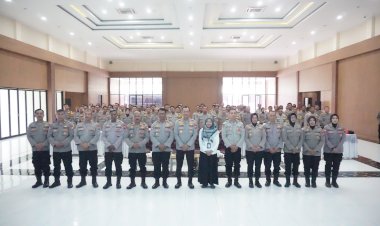 Polresta-Sidoarjo-Gelar-Apel-Bhabinkamtibmas,-Sosialisasikan-Aplikasi-FASIH-untuk-Pendataan-Lahan-Jagung