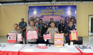 Polresta-Sidoarjo-Ungkap-19-Kasus-Narkoba-dan-Amankan-25-Tersangka-di-Maret-2026