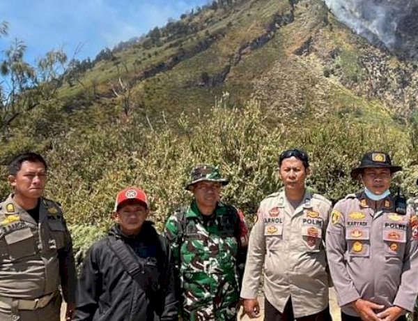 Polresta Banyuwangi dan Tim Gabungan Perketat Pemantauan Cegah Karhutla Bondowoso Meluas ke Gunung Rante