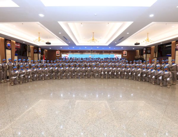 Polri Lepas 140 Personel FPU 8 MINUSCA, Siap Jalankan Misi Perdamaian di Afrika Tengah