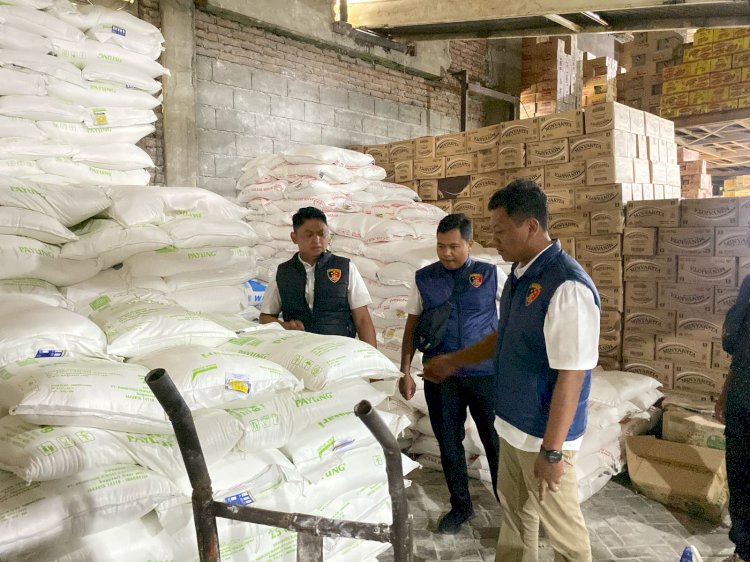 Satgas Pangan Polres Nganjuk Pantau Stok dan Harga Bahan Pokok Jelang Ramadan 1446 H