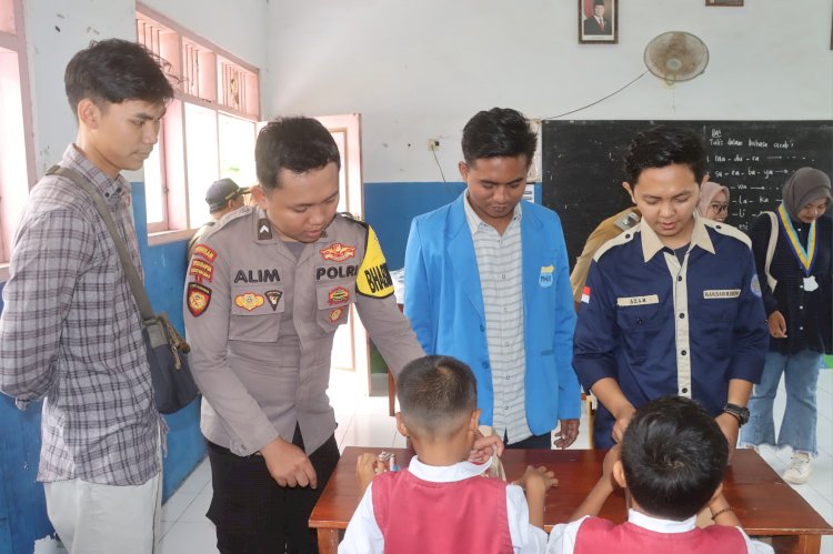 Sinergitas Polres Probolinggo Bersama Mahasiswa Sukseskan Program MBG