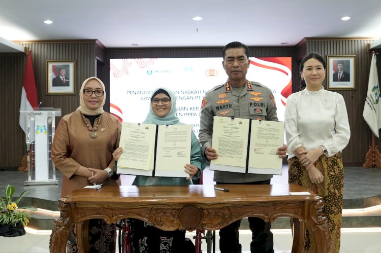 Polri-Kementerian PPPA Teken MoU Percepatan Penanganan Kasus Kekerasan Perempuan dan Anak