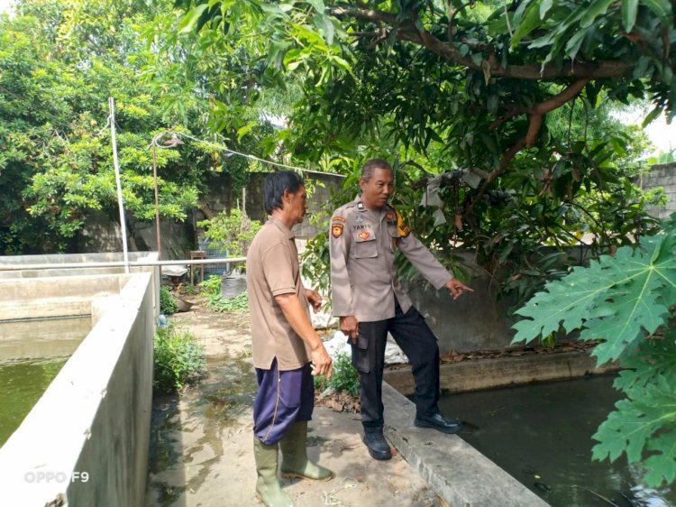 Bhabinkamtibmas Desa Kenongo Bersama Warga Bahas Pengembangan Swasembada Pangan Mandiri