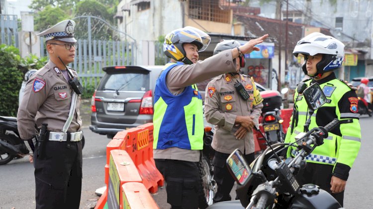 Polresta Malang Kota Intensif Monitoring Jalur Balik Pemudik