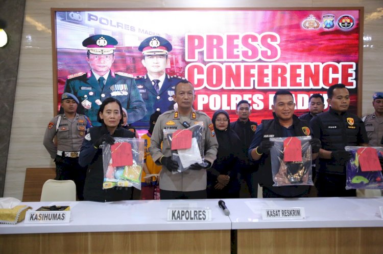 Polres Madiun Amankan Pasangan Kekasih Diduga Pembuang Bayi di Pilangkenceng