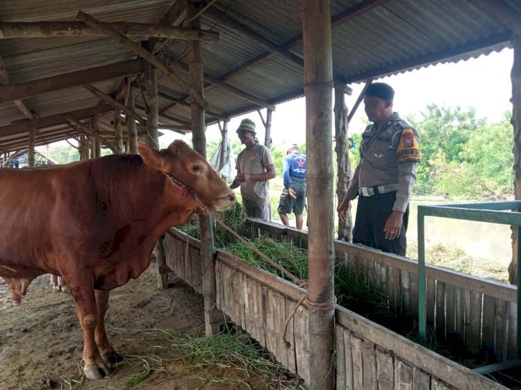 Kapolsek Tanggulangin Masifkan Anggotanya Turun ke Desa untuk Kawal Program Ketahanan Pangan
