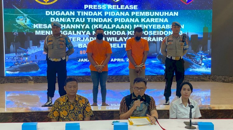 Dirpolair Baharkam Polri Ungkap Kasus Penggelapan dan Pembunuhan di Kapal KM Poseidon 03