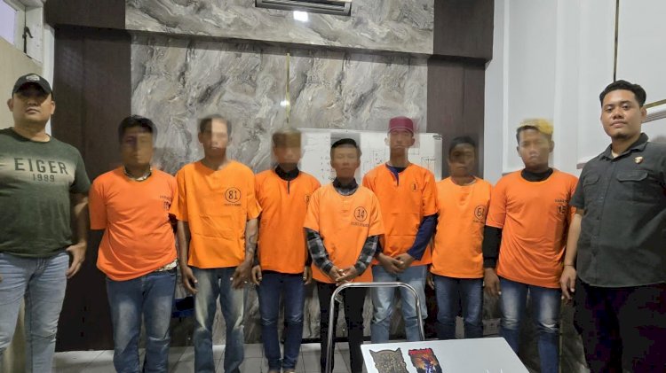 Polres Situbondo Amankan 7 Tersangka Pengeroyokan di Sumberejo Banyuputih