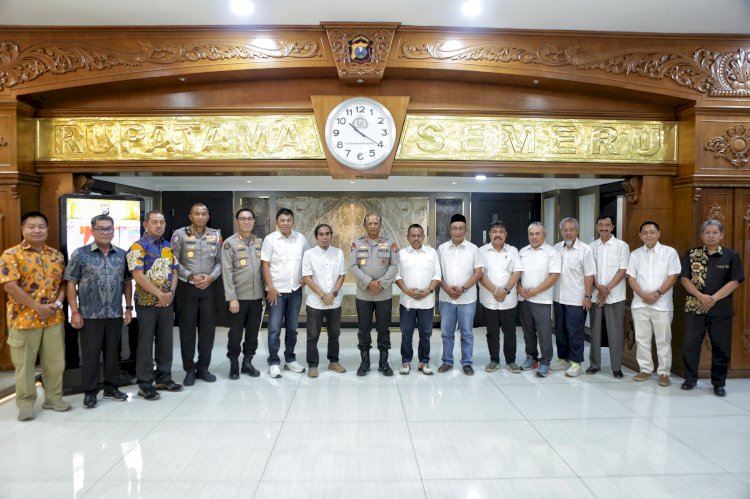 Kapolda Jawa Timur Terima Audiensi dari PWI Jatim, Perkuat Sinergi dan Kolaborasi