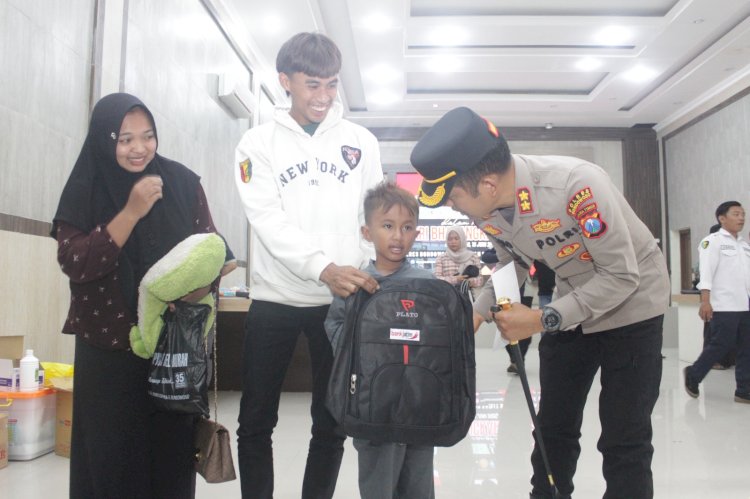 Polres Bondowoso Gelar Baktikes di Hari Bhayangkara ke -79, Beri Layanan Khitan Gratis