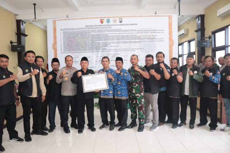 Polres Lamongan Libatkan Satgas Sentot Prawirodirjo 21 Perguruan Silat Berdamai Jaga Kamtibmas 1 Syuro