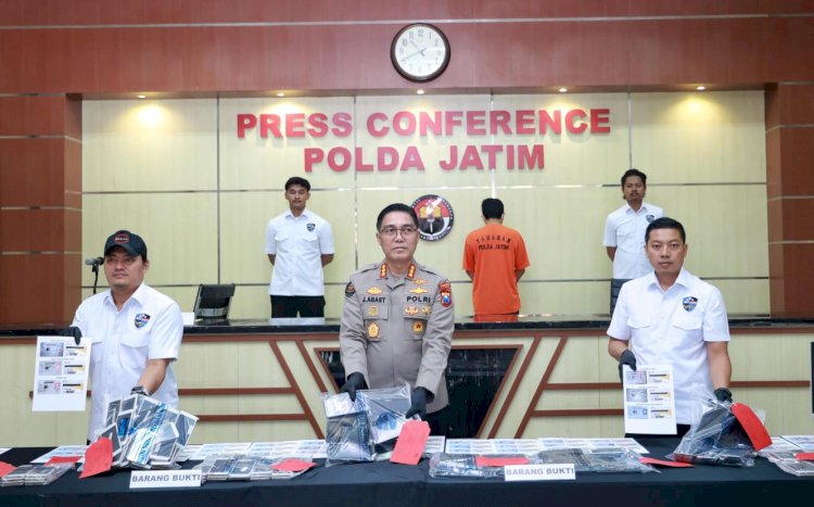 Polda Jatim Berhasil Ungkap Manipulasi Data Modus MBG, Tersangka Asal Nganjuk Diamankan