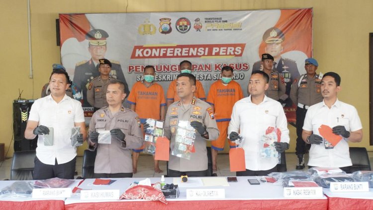 Tiga Spesialis Ganjal ATM Berhasil Diamankan Polisi Sidoarjo