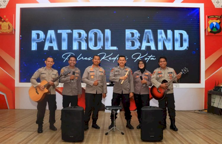 Polres Kediri Kota Bentuk Patrol Band, Cara Humanis Sampaikan Pesan Kamtibmas