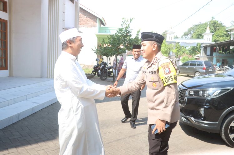 Awali Tugas, Kapolres Probolinggo yang Baru Kunjungi Ponpes Nurul Qodim Paiton