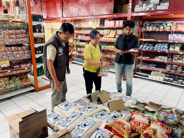 Satgas Pangan Polres Ngawi Sidak Pasar Pastikan Tidak Ada Beras Oplosan