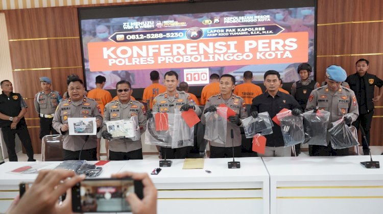 Polres Probolinggo Kota Amankan Tersangka Otak Perampokan di Kedopok