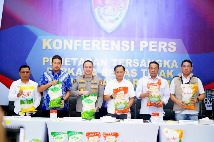 Polisi Jelaskan Tindak Pidana Dari Temuan Beras Oplosan PT PIM