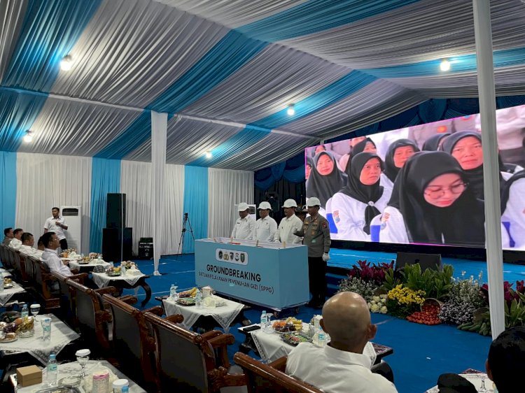 Polri Resmikan Groundbreaking SPPG di Madiun, Dukung Program Makan Bergizi untuk Ribuan Siswa