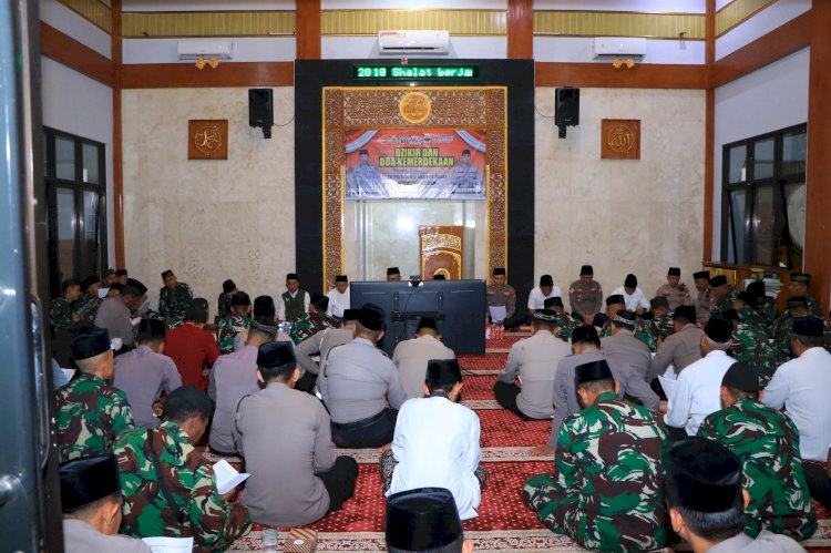 Sambut HUT Kemerdekaan RI ke-80 Polres Ngawi Gelar Dzikir dan Doa Bersama