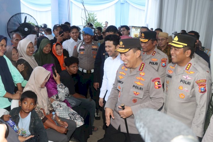 Kapolri Groundbreaking 13 SPPG Polri di Jatim dan Resmikan SPPG Polresta Sidoarjo