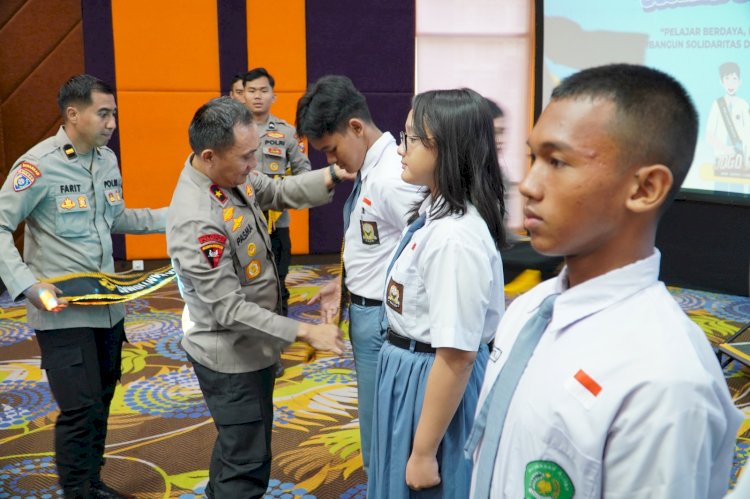 Polda Jatim Kukuhkan 234 Pelajar Jadi Duta Kamtibmas, Siap Jadi Agen Perdamaian di Sekolah