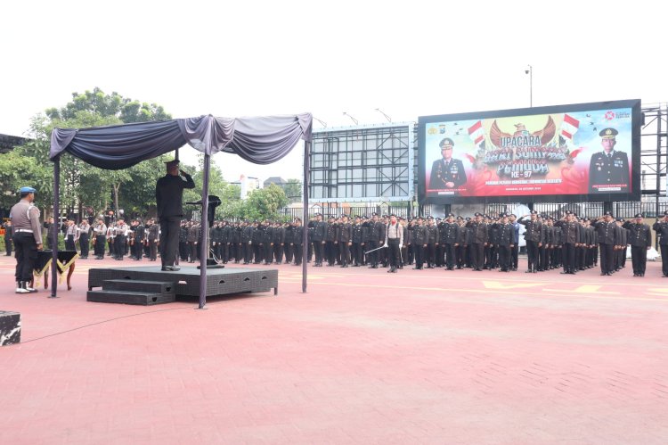 Polresta Sidoarjo Gelar Upacara Sumpah Pemuda Ke-97