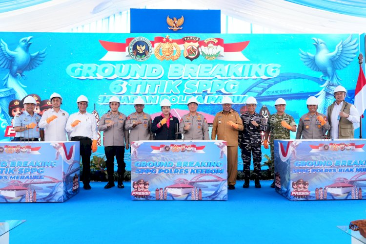 Polri Lakukan Groundbreaking 6 SPPG Baru di Papua, Wakapolri: “Ini Investasi Pelayanan untuk Rakyat”