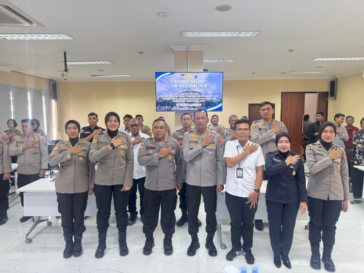 Puslitbang Polri Lakukan Penelitian di Polresta Sidoarjo, Terkait Tantangan Harkamtibmas hingga Pelayanan