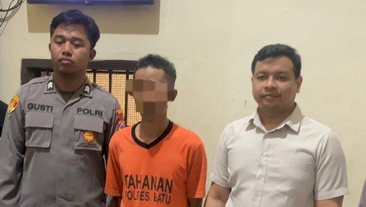 Polres Batu Amankan Tersangka Komplotan Jambret Perhiasan Emak  emak