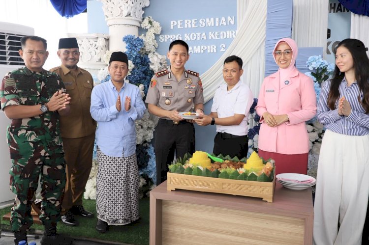 Polres Kediri Kota Resmikan SPPG Yayasan Kemala Bhayangkari 2