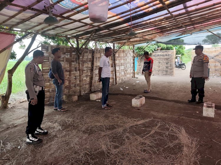 Polsek Tulangan Turun Langsung ke Lokasi Diduga Tempat Sabung Ayam