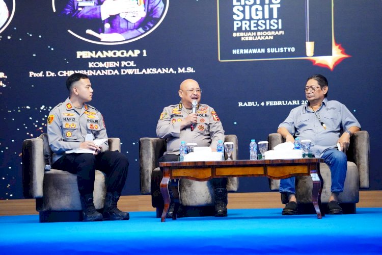 Bedah Buku Alter Ego Listyo Sigit Presisi Kalemdiklat Polri Reformasi adalah Proses Berkelanjutan dalam Demokrasi