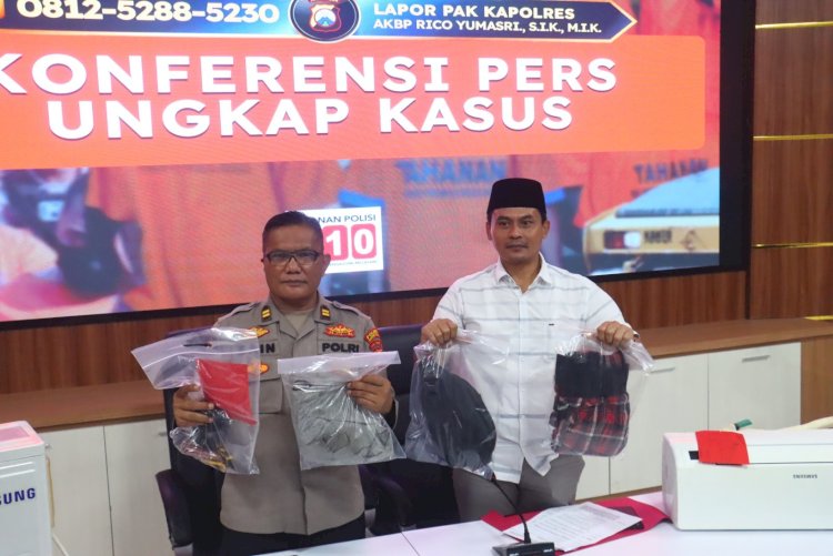 Polres Probolinggo Kota Amankan Tersangka Spesialis Pembobol Sekolah dan Perkantoran
