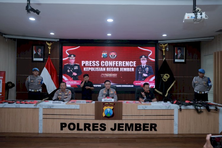 Polres Jember Amankan 18 Tersangka Narkoba Sepanjang Bulan Maret 2026